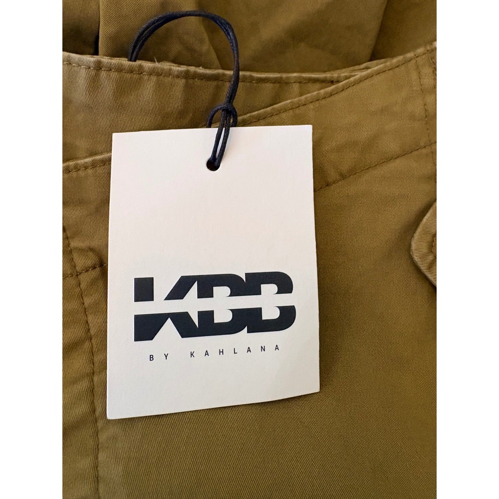 Olive Cargo Drawstring Ankle Pants - Women - Picture 7 of 12